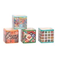VASO QUADRATO DESIGN 7,3X7,3XH7,5  PIOVACCARI 3888