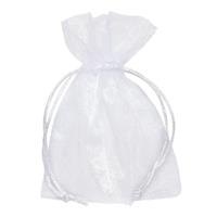SACCHETTO ORGANZA 7,5X10 BIANCO CF10 PIOVACCARI 761 01