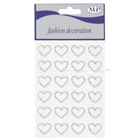 STICKERS CUORI DIAMANTI MM18 24PZ PIOVACCARI T032P