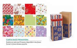 CARTA REGALO ASSORTITA RASO PRIMAVERA 100X70 CF100 R4411GEN 356