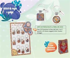 PORTACHIAVI TERRE DEL SOLE 7 CM EXPO DA 20 PZ AK 2175
