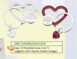 PORTACHIAVI LOVE 11 CM EXPO DA 12 BAGUTTA AK 2178