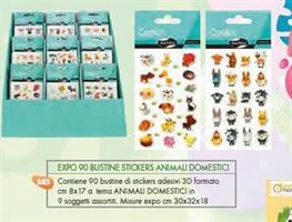 STICKERS ANIMALI DOMESTICI EXPO DA 90 PZ CY075PC
