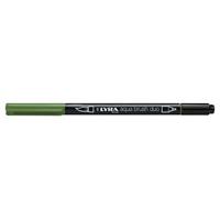 PENNARELLO LYRA AQUA BRUSH DUO 73 VERDE OLIVA DA 10 L6520073