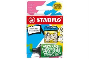 EVIDENZIATORE STABILO BOSS MINI SNOOZE ONE DA 3PZ 07/03-61