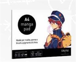 BLOCCO DISEGNO MANGA A4 30FF 140GR A4200C4