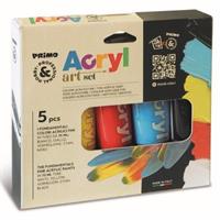 TEMPERA CMP ACRILICA 75ML TUBO 5PZ COL PRIMARI 421TATM5