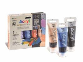 TEMPERA CMP ACRILICA 75ML TUBO 5PZ COL METAL 4213TATM5MET