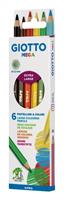 PASTELLI GIOTTO MEGA COLORI CLASSICI AS6PZ CF10 F225800