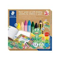 SET DISEGNO NORIS JUNIOR PASTELLI CERA+MATITA+LIBR 61 C1