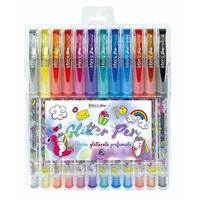 PENNA GLITTER GEL COLORI ASS BLISTER 12PZ LEBEZ 81185