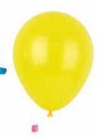 PALLONCINO CM.25 GIALLO PZ.8 CF24 FA0805