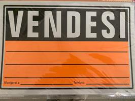 CARTELLO PLASTIFICATO 20X30 VENDESI CF12 00911