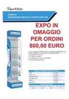 EXPO IN METALLO VUOTO CON LED P.MATE 2189514 OMAGGIO ORD 800 EU
