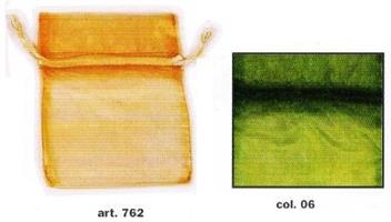 SACCHETTO ORGANZA 9X12 VERDE SCURO PIOVACCARI CF10 762 13