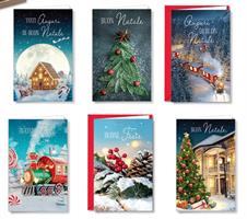 BIGLIETTI NATALE MINI 9X14 FOTOGRAFICI EXPO 120PZ NT.10170 150