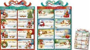 NATALE STICKERS ADESIVI BABBO NATALE 2FG NT.8311