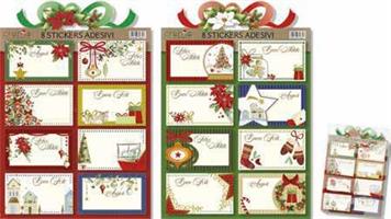 NATALE STICKERS ADESIVI BOUTIQUE 2FG NT.7966