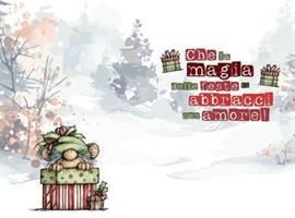 BIGLIETTI NATALE ORIGINAL GLITTER 11,5X17 ASS 12PZ CRS0616 096