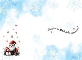BIGLIETTI NATALE ORIGINAL STAMP A CALDO 11,5X17 12PZ CRS0619 097