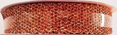 NASTRO GLITTER MESH MM15X15MT RAME PIOVACCARI 2278