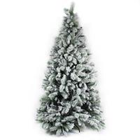 ALBERO DI NATALE BREEZE 210 CM FLOCCATO BREEZE210