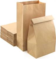 SACCHETTO IN CARTA 22X40+7CM KRAFT AVANA DA 100