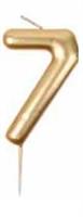 CANDELA N. 7 ORO CM 9,5 PZ24 EA0019