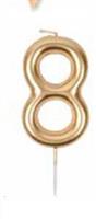 CANDELA N. 8 ORO CM 9,5 PZ24 EA0020
