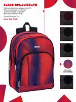 ZAINO COMIX ORGANIZZATO ALLOVER SQUARE 31X42X19,5 71488SQ