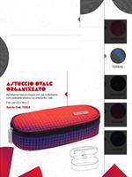 ASTUCCIO COMIX OVALE ORGANIZZATO ALLOVER TERRAE 22X5X7 71503TE