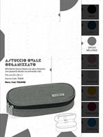 ASTUCCIO COMIX OVALE ORGANIZZ MONOCOL GRIGIO MEL 22X5X7 71526GR