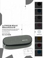 ASTUCCIO COMIX OVALE ORGANIZZ MONOCOL GHIACCIO 22X5X7 71526GH