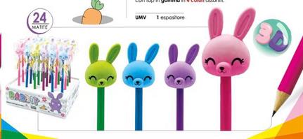 MATITA RABBIT 3D LEBEZ EXPO DA 24PZ 81507