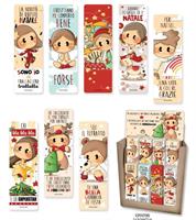 SEGNALIBRI NATALE BUBINE 5X17 ASS EXPO 64PZ CROMO NT.10129 134