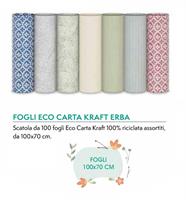 CARTA REGALO 100X70 PIEG ECO CARTA KRAFT ERBA CF100 EB400GN1 349