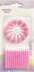 CANDELA SPIRALE ROSA BLISTER 24PZ 8 CM ED0300