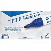 PENNARELLO PER LAVAGNA TRATTO MEMO CLIP BLU 851801