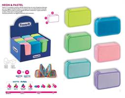 ASTUCCIO 3ZIP FAVORIT PASTEL NEON 12+18 INT.FILA 2026 400182110