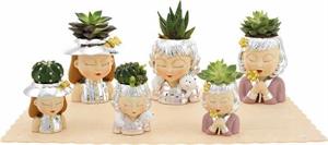 PORTAVASO CON PIANTINA EXPO DA 6 PZ BAGUTTA AK 2225