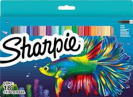 PENNARELLO P.MATE SHARPIE BIG PACK FINE BLISTER 18PZ 2201230