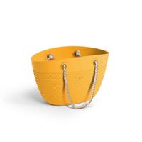BORSA LINDA GIALLO C/MANICO IN CORDA 1126/G/C