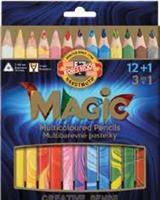 MATITE COLORATE MAGIC TRIANG+BLEND 12PZ KOH-I-NOOR H3408013 0567