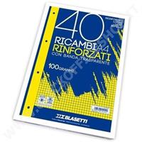 RICAMBI 4MM RINFORZATI 100GR A4 BLASETTI 40FG CF30 5441