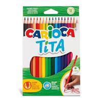 PASTELLI CARIOCA LEGNO TITA MINA 3MM DA 18 CF6 42827 0220