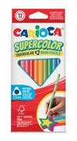 PASTELLI CARIOCA SUPER COLOR TRIANGOLARI DA 12 PZ CF12 43440