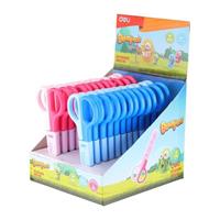FORBICI SCUOLA 12,5CM C/COVER LAMA EXPO 24PZ DELI ED60200 1195