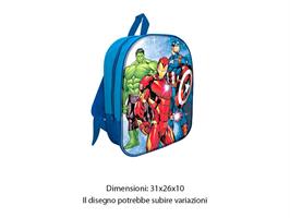 ZAINO ASILO 32CM TESSUTO BASIC AVENGERS 2026 672743