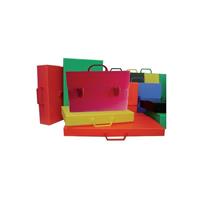 VALIGETTA POLIONDA 27X38X8 COLORATA STESA 2 CHIUSURE 278MAC