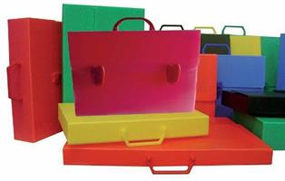 VALIGETTA POLIONDA 27X38X5 COLORATA STESA 2 CHIUSURE CF22 275MAC